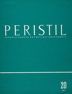 Peristil. Zbornik radova za povijest umjetnosti 20/1977