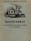 Hochverrat. Die zweite italienische armee in Dalmatien