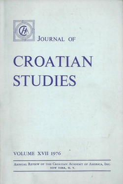 Journal of Croatian Studies XVII/1976