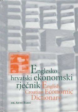 Englesko-hrvatski ekonomski rječnik