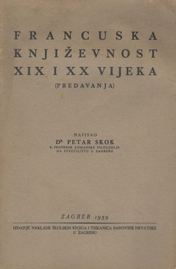 Francuska književnost XIX i XX vijeka (Predavanja)