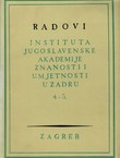 Radovi Instituta JAZU u Zadru 4-5/1959