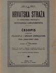 Hrvatska straža za kršćansku prosvjetu X/6/1912