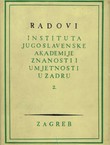 Radovi Instituta JAZU u Zadru 2/1955