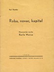 Roba, novac, kapital. Ekonomska nauka Karla Marxa