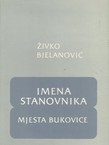 Imena stanovnika mjesta Bukovice