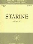 Starine HAZU. Knjiga 61/2000