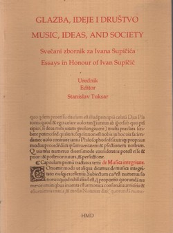 Glazba, ideje i društvo / Music, Ideas, and Society