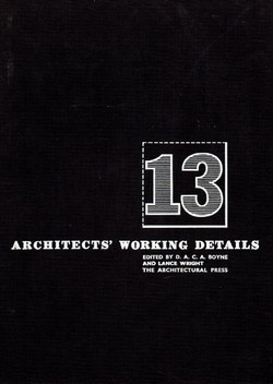 Architects' Working Details. Vol. 13