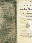 Lehrbuch der neuesten Geographie für die k. k. Gymnasien IV. Asien, Afrika, Amerika, Australien