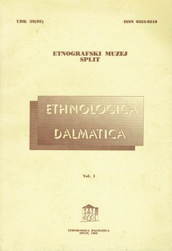 Ethnologica dalmatica 1/1992