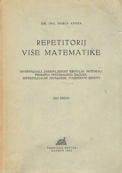 Repetitorij više matematike II.