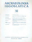 Archaeologia iugoslavica XI/1970