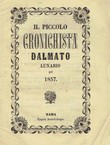 Il piccolo cronichista dalmato. Lunario pel 1857.