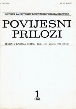 Povijesni prilozi 1/1982