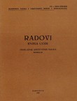 Radovi ANUBiH. Knjiga LXXII. Odjeljenje društvenih nauka. Knjiga 22/1983 (Simpozijum - Vlasi u XV i XVI vijeku)