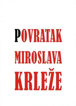 Povratak Miroslava Krleže. Zbornik radova