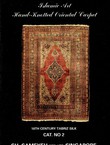 Islamic Art. Hand-Knotted Oriental Carpet. 18th Century Tabriz Silk. Cat.no.2