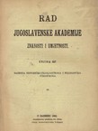 Rad JAZU. Knjiga 227. Razreda historičko-filologički i filozofičko-juridički 99/1923