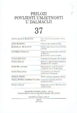 Prilozi za povijest umjetnosti u Dalmaciji 37/1997-98