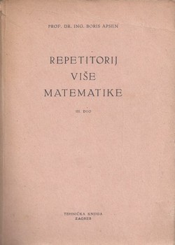 Repetitorij više matematike III.