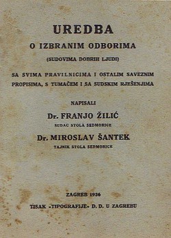 Uredba o izbranim odborima (sudovima dobrih ljudi)