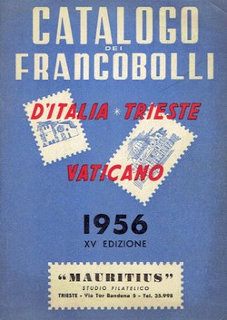 Catalogo dei francobolli d'Italia, Triste, Vaticano 1956 (15.ed.)