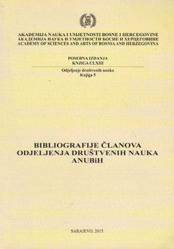 Bibliografije članova Odjeljenja društvenih nauka ANUBiH