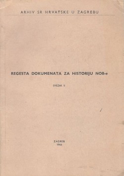 Regesta dokumenata za historiju NOB-e II.