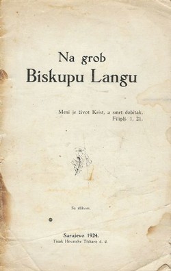 Na grob Biskupu Langu