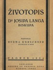 Životopis dr. Josipa Langa biskupa