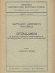 Epithalamium in nuptias Vladislai Pannoniarum ac Boemiae regis et Annae Candaliae reginae