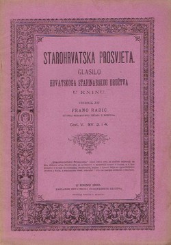 Starohrvatska prosvjeta V/3-4/1900