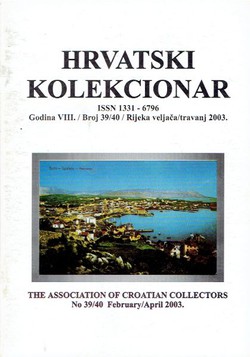 Hrvatski kolekcionar VIII/39-40/2003