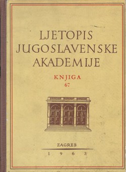 Ljetopis JAZU. Knjiga 67/1963