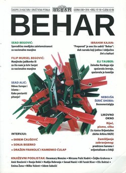 Behar. Časopis za kulturu i društvena pitanja XXIII/117-118/2014