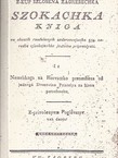 Nova z-kup szlosena zagrebechka szokachka kniga (pretisak iz 1813)