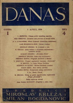 Danas I/4/1934