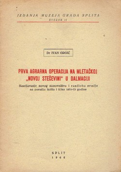 Prva agrarna operacija na mletačkoj "novoj stečevini" u Dalmaciji