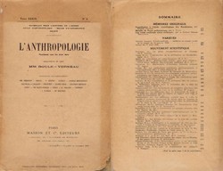 L'anthropologie XXXIX/4/1929