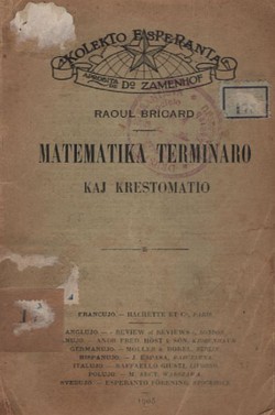 Matematika terminaro kaj krestomatio