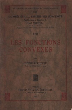 Les fonctions convexes