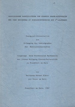 Verschiedene Darstellungen starker Formkategorien und ihre Beziehung zu Homologietheorien zu c*-Algebren