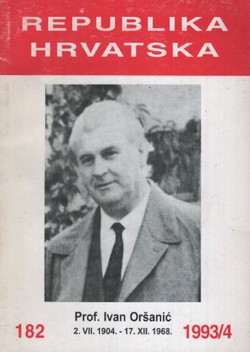 Republika Hrvatska XLIII/182/1993-1994