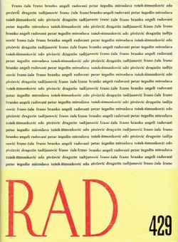 Rad JAZU. Knjiga 429. Razred za suvremenu književnost 22/1988