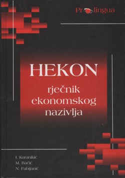 Hekon: rječnik ekonomskog nazivlja