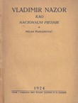 Vladimir Nazor kao nacionalni pjesnik