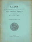 Vjesnik Kr. hrvatsko-slavonsko-dalmatinskoga zemaljskog arkiva XVII/3-4/1915