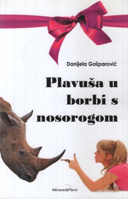 Plavuša u borbi s nosorogom