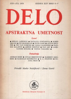 Apstraktna umetnost (Delo 6-7/XXV/1979)